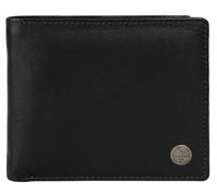 Geldbörse CHIEMSEE, Damen, schwarz, Leder, leicht glänzend, unifarben, Kleinlederwaren, echt Leder (47080401-0) schwarz