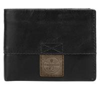 Geldbörse CHIEMSEE, Damen, schwarz, Leder, leicht glänzend, unifarben, Kleinlederwaren, echt Leder (89642455-0) schwarz