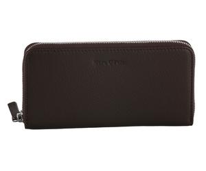 Geldbörse "Finia", Damen, dunkelbraun, Leder, MARC O'POLO ACCESSORIES, Kleinlederwaren, Damen Portemonnaie, Geldbeutel mit Reißverschluss (78465712-0) dunkelbraun