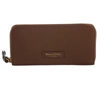 Geldbörse "Finja", Herren, dunkelbraun, Glattleder, MARC O'POLO ACCESSORIES, unifarben, Kleinlederwaren, Damen Geldbeutel, Portemonnaie mit Logoprägung (43044769-0) dunkelbraun