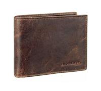 Geldbörse GREENLAND NATURE "Montana", Herren, braun, Leder, unifarben, vintage, Kleinlederwaren, aus naturbelassenem Büffelleder (420125-0) braun