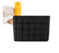 Geldbörse - große Kapazität, modische Tasche, Kulturbeutel, Reisetasche, Make-up-Organizer, für Mädchen, Büro, Kosmetik, Handy, Brille, Schlüssel, Geburtstag, Weihnachten, Schwarz, Beziehen Sie Sich