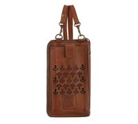 Geldbörse HARBOUR 2ND "Lina", Damen, braun (charming cognac), Leder, washed, Basic, Kleinlederwaren, Geldbeutel Portemonnaie mit RFID-Technologie (41779838-0) charming cognac