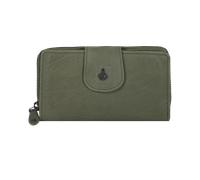 Geldbörse HARBOUR 2ND "Linn", Damen, olivgrün, Leder, Kleinlederwaren, Unisex Geldbeute, Portemonnaie mit RFID-Technologie (96725503-0) olivgrün