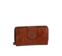 Geldbörse HARBOUR 2ND "Linn", Herren, braun (cognac), Rindsleder, Kleinlederwaren, Unisex Geldbeutel, Portemonnaie mit RFID-Technologie (27107618-0) cognac
