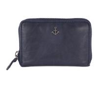 Geldbörse HARBOUR 2ND "Seraphina", Damen, blau (navy), Rindsleder, Kleinlederwaren, Wallet Brieftasche Geldbeutel mit charakteristischem Anker-Emblem (64115317-0) navy