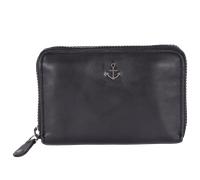 Geldbörse HARBOUR 2ND "Seraphina", Damen, grau (ash), Rindsleder, Kleinlederwaren, Wallet Brieftasche Geldbeutel mit charakteristischem Anker-Emblem (37205257-0) ash