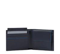 Geldbörse Herren mit Münzfach und herausnehmbarer Innenklappe Piquadro B2 Revamp, blau - Farb-Varianten: Blau