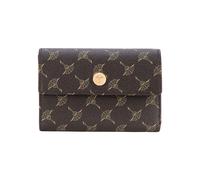 Geldbörse JOOP "cortina 1.0 cosma purse mh10f", Damen, braun (seal braun), Lederimitat, bedruckt, Kleinlederwaren, Geldbeutel, Money Poket, Portemonnaie, Kartentasche mit Druckknopf (68879647-0) seal 
