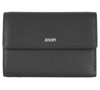 Geldbörse JOOP "lantea cosma purse mh10f", Damen, schwarz, Ziegenleder, unifarben, Basic, Kleinlederwaren, Portemonnaie Damenbörse Geldbeutel mit Logodruck (64106735-0) schwarz