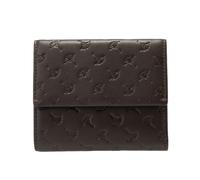 Geldbörse JOOP "leggero stampa simona purse sh4f", Damen, dunkelbraun, Rindsleder, Kleinlederwaren, Damen Geldbeute, Portemonnaie mit JOOP Schriftzug innen (20936127-0) dunkelbraun