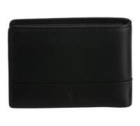 Geldbörse JOOP "manciano alfredo billfold sh5", Damen, schwarz, Leder, unifarben, Basic, Kleinlederwaren, mit RFID SAFE ausgestattet (17079315-0) schwarz