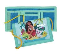 Geldbörse Kinder Disney Vaiana Mädchen, Personalisiert mit Name, Geldbeutel zum Umhängen Kinder