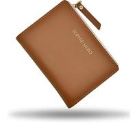 Geldbörse klein braun Damen - Braunes Portemonnaie mit munzfach Sophie Siero Lois - Geldbeutel mit goldenen Details