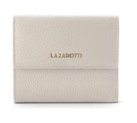 Geldbörse LAZAROTTI "Bologna Leather Geldbörse Leder 12 cm", Damen, beige (weiß), Leder, Kleinlederwaren (85674504-0) weiß