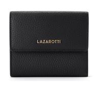 Lazarotti Bologna mittelgroße Leder Geldbörse Damen | mit Druckknopf, 8 Kartenfächer, Münzfach, RFID-Schutz | 12 x 10 x 3 cm (2 Breiten einstellbar)