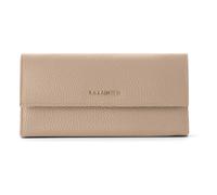 Lazarotti Damen Ledergeldbörse Bologna, 19 x 10 x 3 cm, 12 Kartenfächer, RFID-Schutz, beige