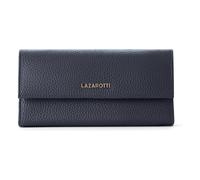 Lazarotti Bologna große Leder Geldbörse Damen | mit Druckknopf, großem Reißverschlussfach, 12 Kartenfächer, RFID-Schutz | 19 x 10 x 3 cm (2 Breiten einstellbar)