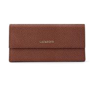 Geldbörse LAZAROTTI "Bologna Leather Geldbörse Leder 19 cm", Damen, dunkelbraun, Leder, Kleinlederwaren (40414729-0) dunkelbraun