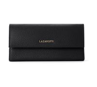 Geldbörse LAZAROTTI "Bologna Leather Geldbörse Leder 19 cm", Damen, schwarz, Leder, Kleinlederwaren (41352064-0) schwarz