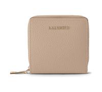 Lazarotti Damengeldbörse Bologna, Leder, kompakt, 6 Karten, RFID-Schutz, Beige 10 cm
