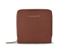 Lazarotti Geldbörse Bologna – Leder, kompakt, RFID-Schutz, 6 Kartenfächer, Braun