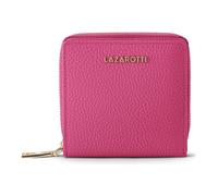 Lazarotti Leder-Geldbörse Bologna – Druckknopf, Reißverschlussfach, 6 Kartenfächer, RFID – Pink