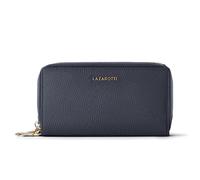 Lazarotti Geldbörse Bologna Leather RFID-Schutz Leder 20 cm Blau