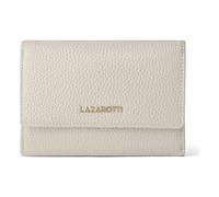 Geldbörse LAZAROTTI "Bologna Leather XL Geldbörse mit Zip-Around Fach Leder 14 cm", Damen, beige (weiß), Leder, Kleinlederwaren (55955655-0) weiß