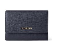 Lazarotti Geldbörse Bologna Leather – Leder, 15 Kartenfächer, RFID-Schutz, Blau 14 cm