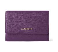 Lazarotti Geldbörse Bologna Leather – Leder, 15 Kartenfächer, RFID-Schutz, 14 cm, lila