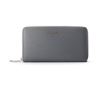 Lazarotti Bologna große Leder Geldbörse Damen | großes Reißverschlussfach, 16 Kartenfächer, Münzfach, RFID-Schutz | 19 x 4 x 10 cm