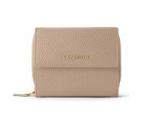 Lazarotti Geldbörse Bologna Leder 12 cm mit Druckknopf, Reißverschlussfach, RFID-Schutz beige
