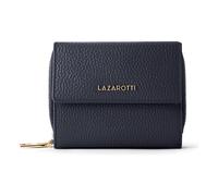 Lazarotti Damengeldbörse Bologna – Leder, Zip-Around, 12 cm – Blau