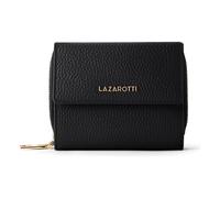 Geldbörse LAZAROTTI "Bologna Leather Zip-Around Geldbörse Leder 12 cm", Damen, schwarz, Leder, Kleinlederwaren (99643542-0) schwarz