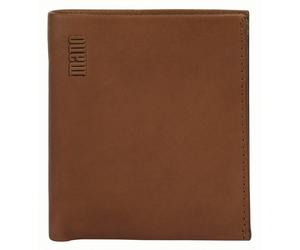 Geldbörse MANO "LIGATUS", braun (camel), Leder, unifarben, Kleinlederwaren Geldbörse, echt Leder (85683738-0)