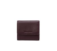 Geldbörse MARC O'POLO "aus softem Rindleder", Damen, braun (schwarz cherry), Leder, unifarben, Kleinlederwaren (83337632-0) schwarz cherry
