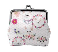 Geldbörse mit Cartoon-Lama-Alpaka-Druck, Münzgeldbörse, kleine Taschen mit Kussschloss, für Münzen, Karten, kleine Gegenstände