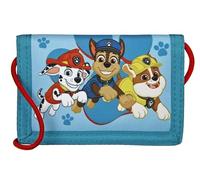 Undercover Paw Patrol Geldbeutel und Brustbeutel, mit Klettverschluss und Reißverschluss, Portemonnaie Kordelband, Geldscheinfach und Münzfach für Kinder, Jungen und Mädchen