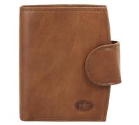 Geldbörse PIKÉ "PIKÉ Damen echt Leder", Damen, braun, Leder, beschichtet, leicht glänzend, Kleinlederwaren, echt Leder (35883810-0) braun