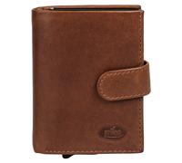 Geldbörse PIKÉ "PIKÉ Herren, Damen echt Leder", Damen, braun, Leder, leicht glänzend, unifarben, Kleinlederwaren, echt Leder (32619618-0) braun