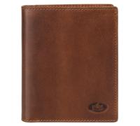 Geldbörse PIKÉ "PIKÉ Herren, Damen echt Leder", Damen, braun, Leder, leicht glänzend, unifarben, Kleinlederwaren, echt Leder (58609047-0) braun