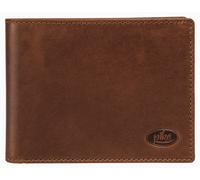 Geldbörse PIKÉ "PIKÉ Herren echt Leder", Herren, braun, Leder, leicht glänzend, unifarben, Kleinlederwaren, echt Leder (57271406-0) braun