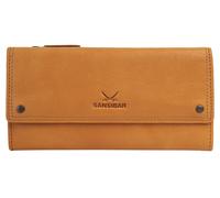 Geldbörse SANSIBAR "SANSIBAR Damen echt Leder", Damen, braun (cognac), Leder, Strukturmuster, Kleinlederwaren, echt Leder (20293430-0) cognac