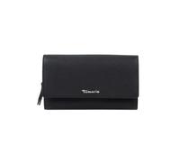 Tamaris Geldbörse Amanda Rindsleder 18 cm Schwarz