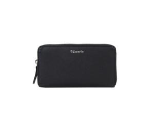 Geldbörse TAMARIS "Geldbörse TAS Amanda", Herren, schwarz (schwarz 100), Obermaterial: 100% Rindsleder Leather cow., Kleinlederwaren (73037955-0) schwarz 100
