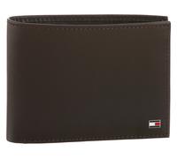 Geldbörse TOMMY HILFIGER "ETON CC AND COIN POCKET", Herren, braun, Leder, gepflegt, unifarben, Basic, Kleinlederwaren, in schlichter Optik (28944263-0) braun