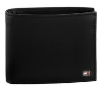 Geldbörse TOMMY HILFIGER "ETON TRIFOLD", Herren, schwarz, Leder, gepflegt, unifarben, Basic, Kleinlederwaren, in schlichter Optik (84772012-0) schwarz