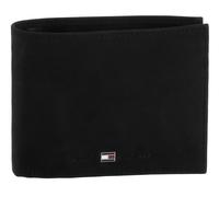 Geldbörse TOMMY HILFIGER "JOHNSON CC FLAP AND COIN POCKET", Herren, schwarz, Leder, gepflegt, unifarben, Basic, Kleinlederwaren, in schlichter Optik (43454455-0) schwarz