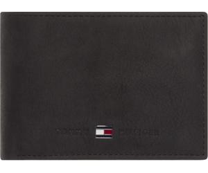 Geldbörse TOMMY HILFIGER "JOHNSON MINI CC FLAP COIN POCKET", Herren, schwarz, Leder, Basic, Kleinlederwaren, aus hochwertigem Leder (37117663-0) schwarz